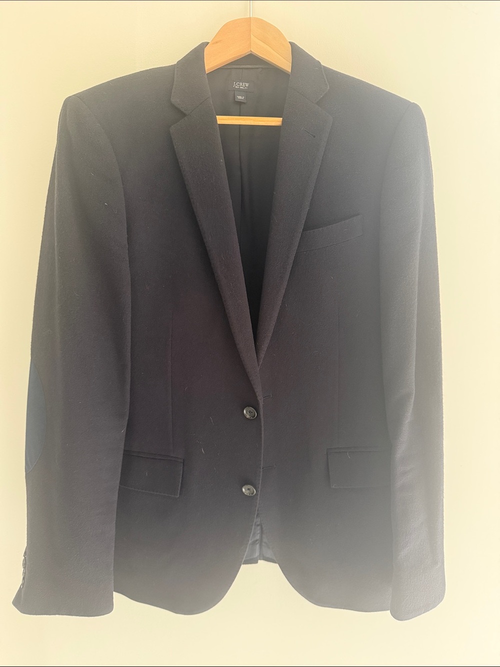 J. Crew Men's Dark Navy Cashmere Two-Button Sport Coat